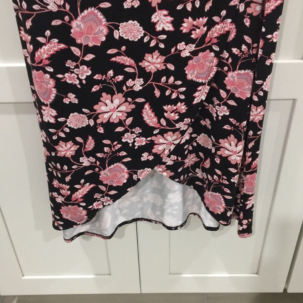 NWOT Loft tulip hem faux wrap maxi skirt sz small - Picture 2 of 5